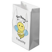 Petit Sac Cadeau Abeille Heureuse (Dos Angle)