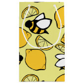 Petit Sac Cadeau Abeilles et citrons pour la citronnelle (Dos)