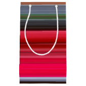 Petit Sac Cadeau Abstract #1: Red and Grey (Devant)
