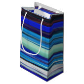 Petit Sac Cadeau Abstract #2: Blue blur (Dos Angle)