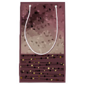 Petit Sac Cadeau Abstract, brown, rose, rose (Devant)