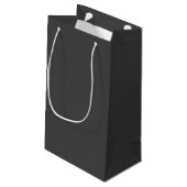 Petit Sac Cadeau Abstract Fluid Art - Black Marble Effect (Dos Angle)