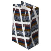 Petit Sac Cadeau Abstract Seafront Painting by Alfred Fox (Dos Angle)