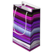 Petit Sac Cadeau Abstrait #2 : Flou pourpre (Dos Angle)
