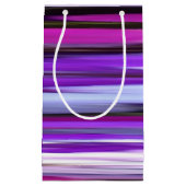 Petit Sac Cadeau Abstrait #2 : Flou pourpre (Devant)