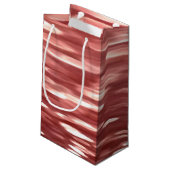 Petit Sac Cadeau Abstrait #2 : Flou rouge (Dos Angle)