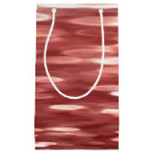 Petit Sac Cadeau Abstrait #2 : Flou rouge (Devant)