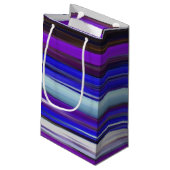 Petit Sac Cadeau Abstrait #2 : Flou ultraviolet (Dos Angle)