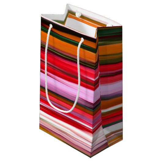 Petit Sac Cadeau Abstrait #2 : Orange blur (Devant Angle)