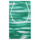 Petit Sac Cadeau Abstrait #3 : Shimmer vert (Dos)