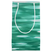 Petit Sac Cadeau Abstrait #3 : Shimmer vert (Devant)