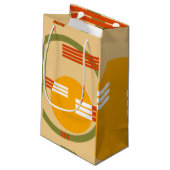 Petit Sac Cadeau Abstrait moderne du milieu du siècle (Dos Angle)
