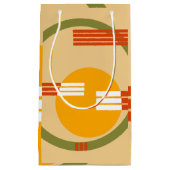 Petit Sac Cadeau Abstrait moderne du milieu du siècle (Devant)
