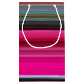 Petit Sac Cadeau Abstrait n° 1 : Cerise et gris (Dos)