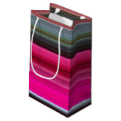 Petit Sac Cadeau Abstrait n° 1 : Cerise et gris (Dos Angle)