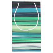 Petit Sac Cadeau Abstrait n° 2 : bleu vert d'eau (Dos)