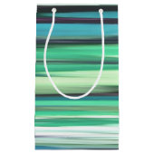 Petit Sac Cadeau Abstrait n° 2 : bleu vert d'eau (Devant)