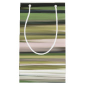 Petit Sac Cadeau Abstrait n° 2 : Flou vert olive (Devant)