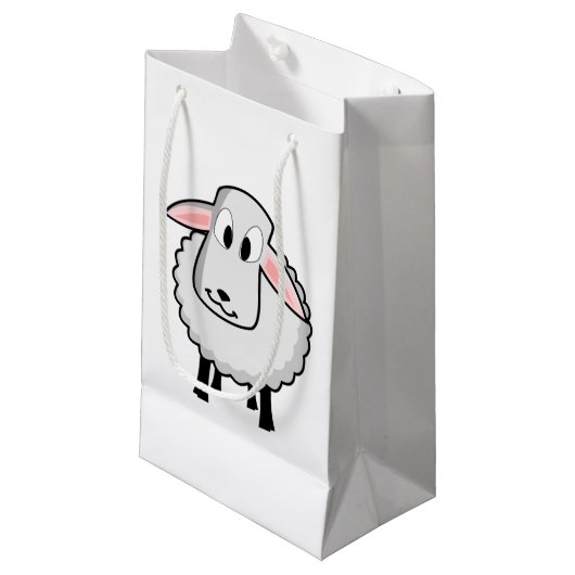 Petit Sac Cadeau Agneau mignon (Devant Angle)