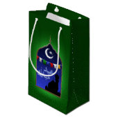 Petit Sac Cadeau Aïd Moubarak Garland Moon (Devant Angle)