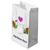 Petit Sac Cadeau Aimer les escargots (Dos Angle)