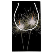 Petit Sac Cadeau Aimer les Sparklers en noir (Dos)