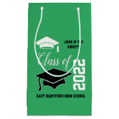 Petit Sac Cadeau Ajouter un diplôme vert de l'école (Devant)