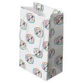 Petit Sac Cadeau AJOUTER VOTRE LOGO Entreprise PERSONNALISÉE ENTREP (Dos Angle)