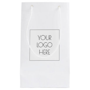 Petit Sac Cadeau Ajoutez votre logo d'entreprise personnalisé