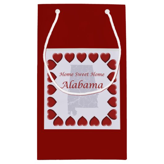 Petit Sac Cadeau Alabama Home Sweet Home (Dos)