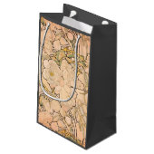 Petit Sac Cadeau Alfonse Mucha Art Nouveau Peonies (Dos Angle)