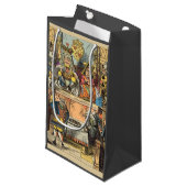 Petit Sac Cadeau Alice à Wonderland Cheshire Cat Characters (Devant Angle)