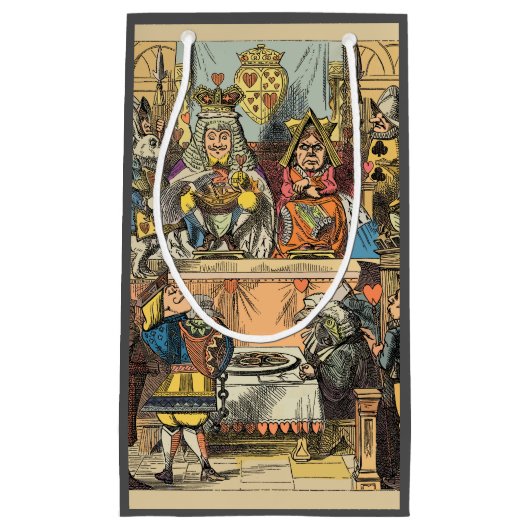 Petit Sac Cadeau Alice à Wonderland Cheshire Cat Characters (Devant)