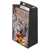 Petit Sac Cadeau Alice rideau absurde merveilleuse (Devant Angle)