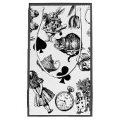 Petit Sac Cadeau Alice White Rabbit Wonderland Classic (Devant)