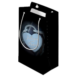 Petit Sac Cadeau Amateurs de cadenas d'argent superposition spécial