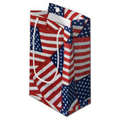 Petit Sac Cadeau American Flag Collection (Devant Angle)