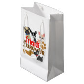 Petit Sac Cadeau Amis Chiens Furever Chiens Chiens Chiens Chiens Ch (Devant Angle)
