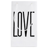 Petit Sac Cadeau Amour - conception minimaliste (Devant)