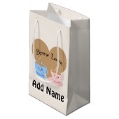 Petit Sac Cadeau Amour de Brew ! Tasses de café (Devant Angle)