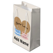 Petit Sac Cadeau Amour de Brew ! Tasses de café (Dos Angle)