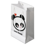 Petit Sac Cadeau Amour Panda® (Devant Angle)