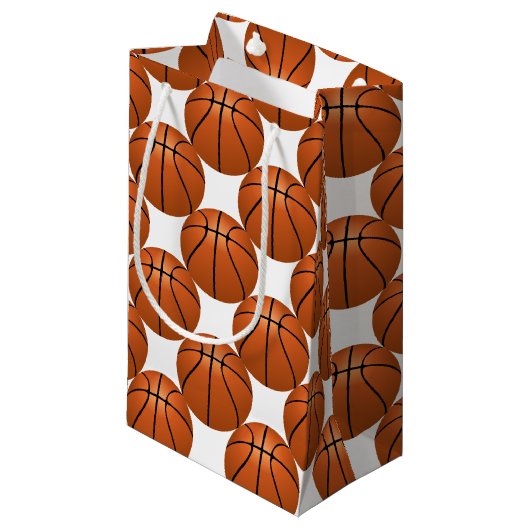 Petit Sac Cadeau Amusement de basket-ball (Devant Angle)