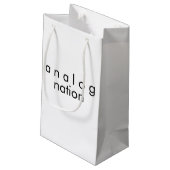 Petit Sac Cadeau Analog Nation Blanc (Dos Angle)