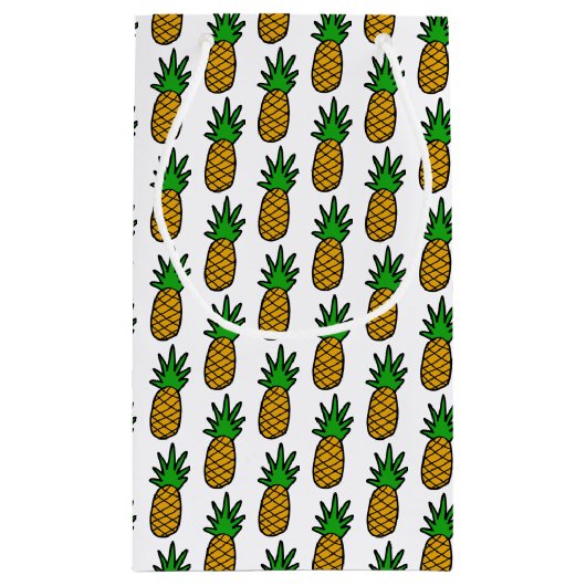 Petit Sac Cadeau Ananas (Dos)