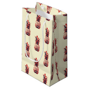 Petit Sac Cadeau Ananas