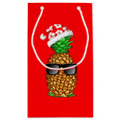 Petit Sac Cadeau Ananas du Père Noël (Dos)