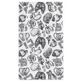 Petit Sac Cadeau Anatomie humaine Bizarre Science Bio Skull Hallowe (Dos)