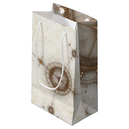 Petit Sac Cadeau Ancient Nautical Chart (Devant Angle)