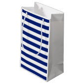 Petit Sac Cadeau Ancre argent classique (Dos Angle)